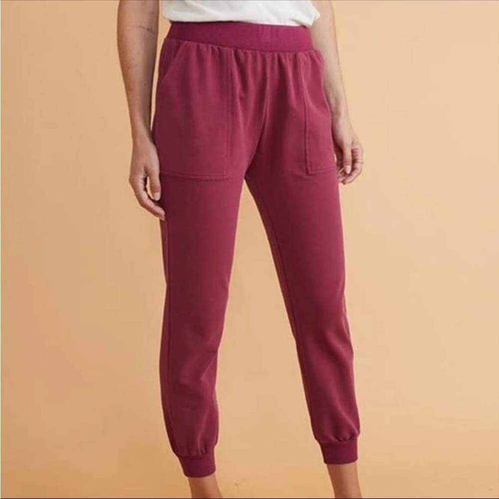 Marine Layer Joggers Sammi Cabernet Sweatpants